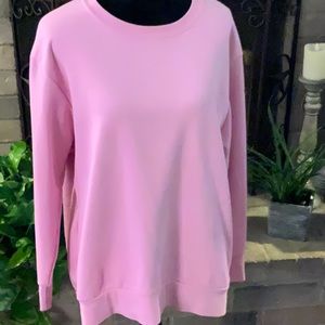 Nike dry fit sweatshirt. Size L pink without fleece.